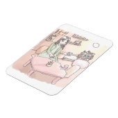 さにれいじ 淡いお部屋と マグネット (左側)