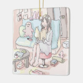 さにれくじ セラミックオーナメント (左)