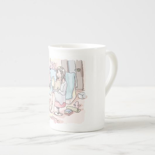 さにれくじ ボーンチャイナマグカップ (正面右)