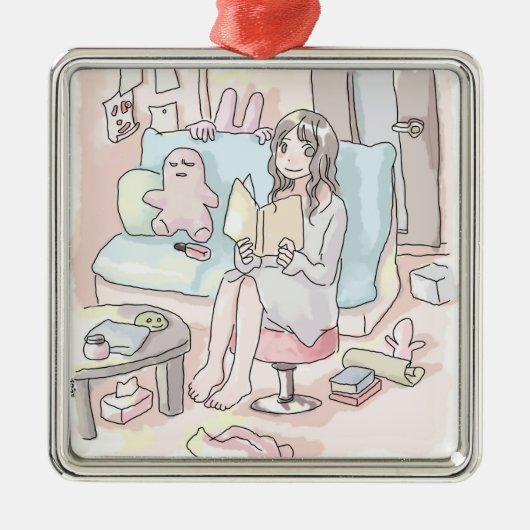 さにれくじ メタルオーナメント (正面)