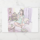 さにれなじ　ごくごく フードラベル (シングルラベル)