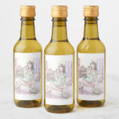 さにれなじ　ごくごく ワインラベル (ボトル)