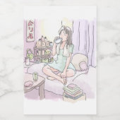 さにれなじ　ごくごく ワインラベル (シングルラベル)