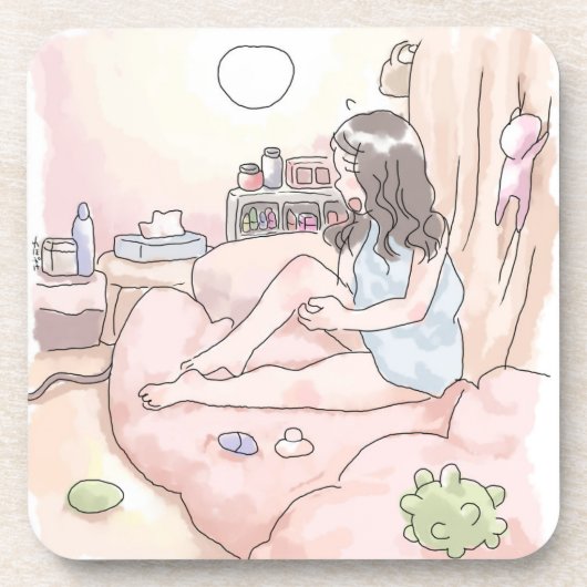 さにれにじ　　リラックス コースター (正面)