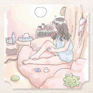 さにれにじ リラックス ペーパーコースター
