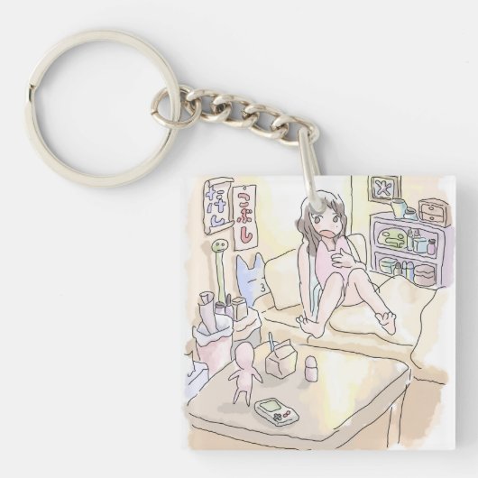 さにれむじ キーホルダー (正面)
