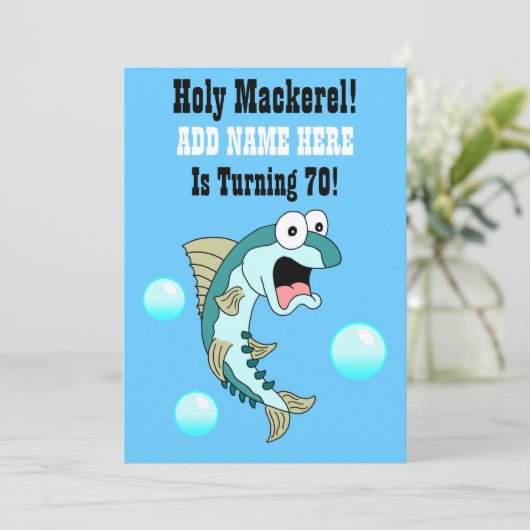 さばの七十匹の魚を釣っおもしろいている 招待状 (スタンド正面)