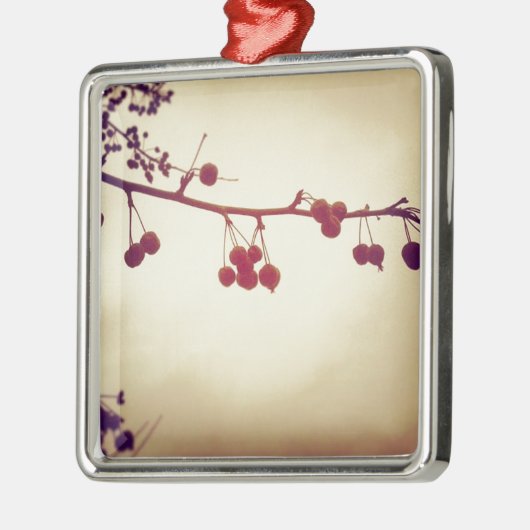 さびしい冬の日の色 メタルオーナメント (左)