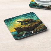 さびし考えい亀の名 コースター (左側)