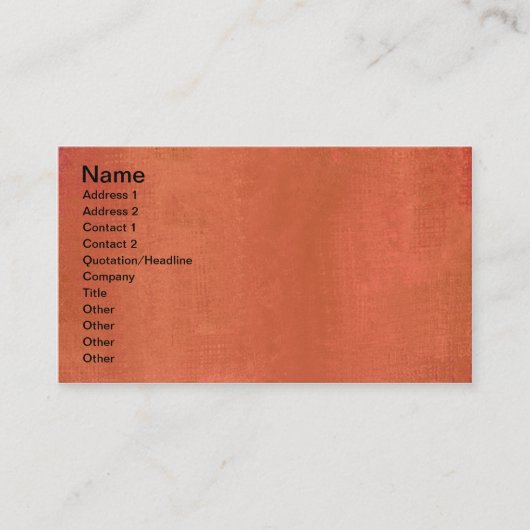 さびた印象 名刺 (正面)