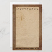 さびた星の文房具 便箋 (正面/裏面)