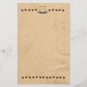 さびた星やろうそく文房具 便箋 (正面)