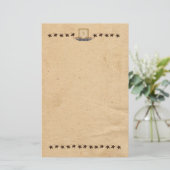 さびた星やろうそく文房具 便箋 (スタンド正面)