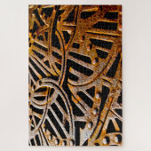 さびた格子 ジグソーパズル (縦)