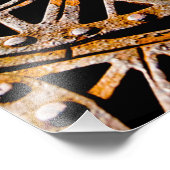 さびた格子 フォトプリント            (角)