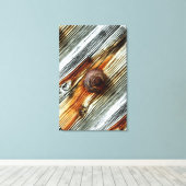 さびた流木波止場板 キャンバスプリント (インサイチュ (ウッドフロア))