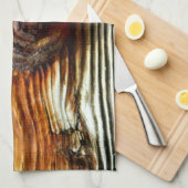 さびた流木灰板 キッチンタオル (四つ折り)