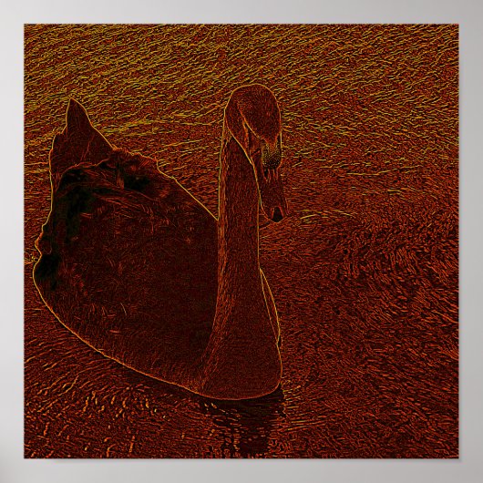 さびた白鳥 ポスター (正面)