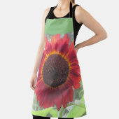 さびた赤ひまわり エプロン (インサイチュ)