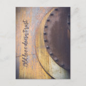 さびた金属の物体 ポストカード (正面)