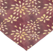 さびと黄色のひまわり模様 ショートテーブルランナー (コーナー)