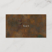 さびの名グランジ刺 名刺 (裏面)