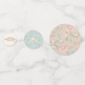 さびれたシックなティーパーティー ブライダルシャワー コンフェッティ (正面)