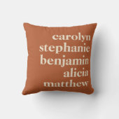 さびパーソナライズされたの孫の名前 クッション (裏面)