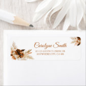 さびボヘミアンとパンパスグラス結婚ズラベル ラベル (インサイチュ)