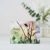 さび恋しく思いカラスの君だ ポストカード (スタンド正面)