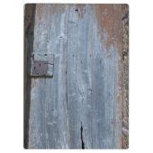 さび擦り切れたた木の扉 クリップボード (裏面)