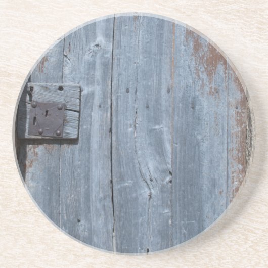 さび擦り切れたた木の扉 コースター (正面)