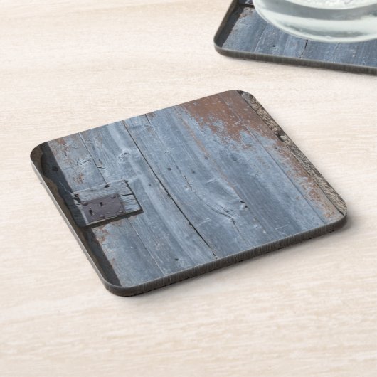 さび擦り切れたた木の扉 コースター (左側)