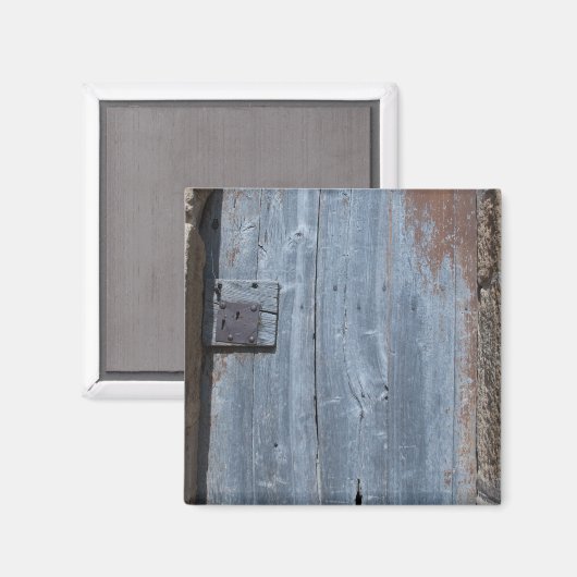 さび擦り切れたた木の扉 マグネット (正面/裏面)