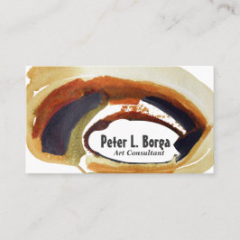 さび水彩抽象芸術ブラシストロークアートマネージャ 名刺