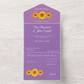 さび結婚ざな オールインワン招待状 (内側)