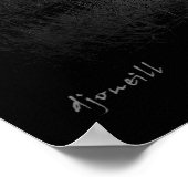 さび越しに月を越える ポスター (角)