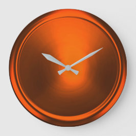 さび銅ボタン ラージ壁時計