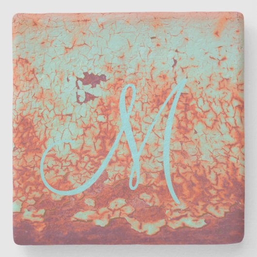 さび |モノグラム ストーンコースター (正面)