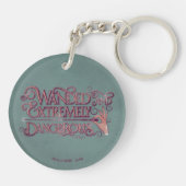 さまざまで非常に危険なグラフィック – ピンク キーホルダー (裏面)