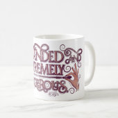 さまざまで非常に危険なグラフィック – ピンク コーヒーマグカップ (正面右)