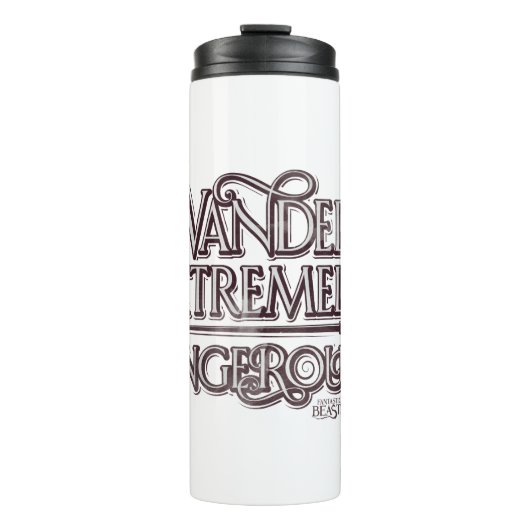 さまざまで非常に危険なグラフィック – 白 タンブラー (正面)