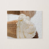 さまざまなアイスクリームのコーンのクローズアップ ジグソーパズル (横)