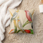 さまざまなインコ クッション (ブランケット)