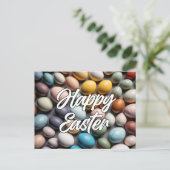 さまざまなカラフルイースターエッグ ポストカード (スタンド正面)