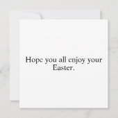 さまざまなカラフルイースター卵 カード (裏面)