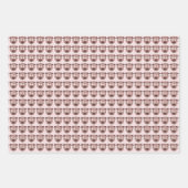 さまざまなクリッタードルフィンピグカエル ラッピングペーパーシート (正面)