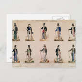 さまざまなコスチューム ポストカード (正面/裏面)