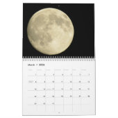 さまざまなステージや色の月の写真 カレンダー (3月 2026)