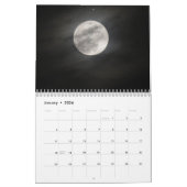 さまざまなステージや色の月の写真 カレンダー (1月 2026)